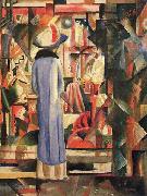 August Macke Grobes helles Schaufenster oil painting reproduction